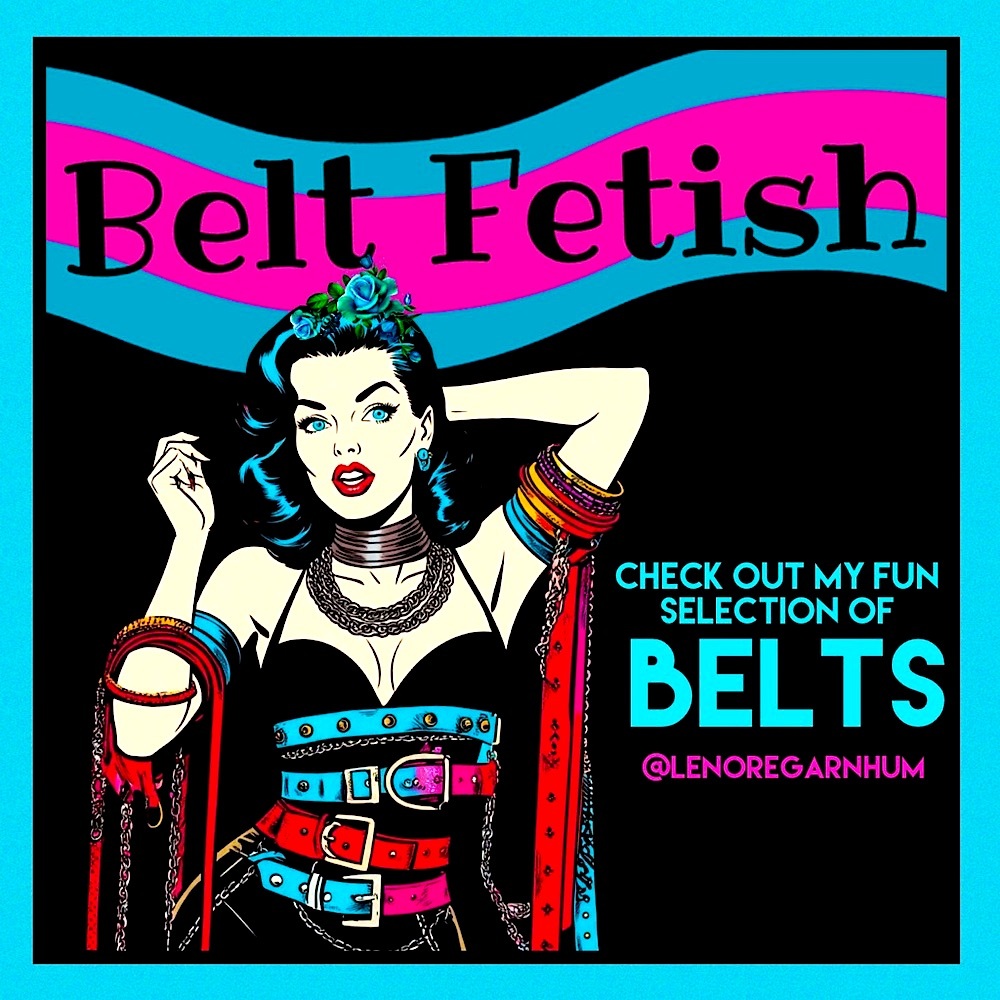 Ad (not for sale)  Check out my belt selection 🤩